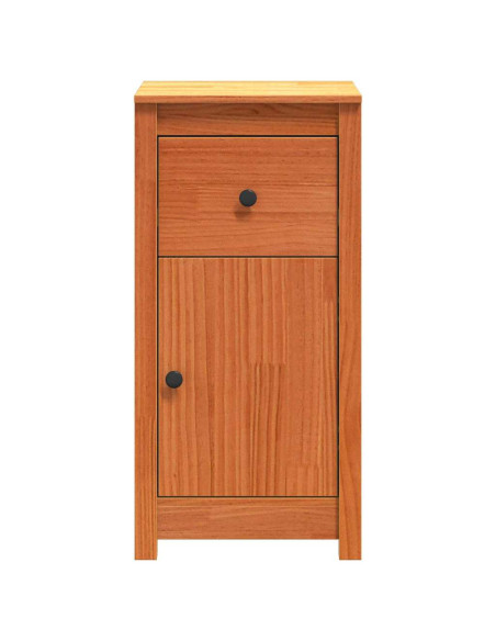 Credenza 2 pcs Marrone cerato 39 x 34,5 x 80 cm Pino massello