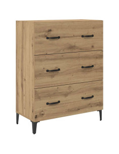 Credenza con cassetto Rovere artigianale 69,5 x 34 x 90 cm 2