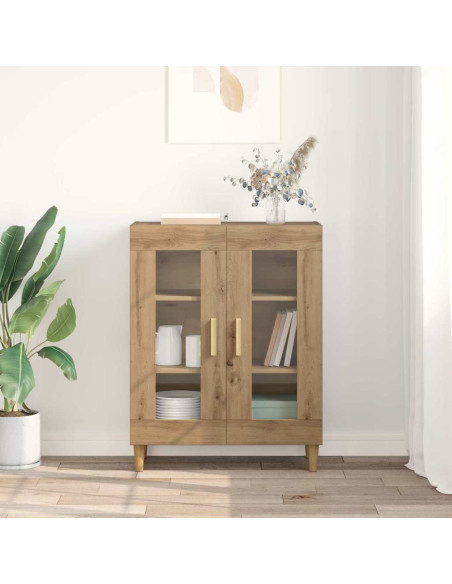 Credenza Rovere artigianale 69,5 x 34 x 90 cm Legno multistrato