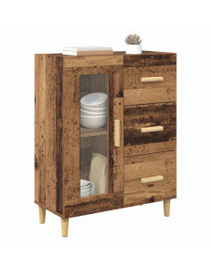 Credenza Legno vecchio 69,5 x 34 x 90 cm Legno multistrato 2