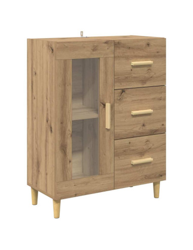 Credenza Rovere artigianale 69,5 x 34 x 90 cm Legno multistrato