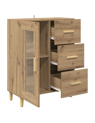 Credenza Rovere artigianale 69,5 x 34 x 90 cm Legno multistrato