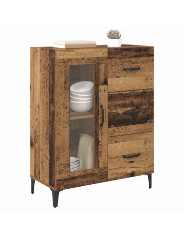 Credenza con cassetto Legno vecchio 69,5 x 34 x 90 cm