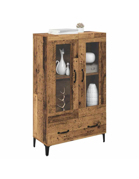 Credenza con cassetto Legno vecchio 70 x 31 x 115 cm