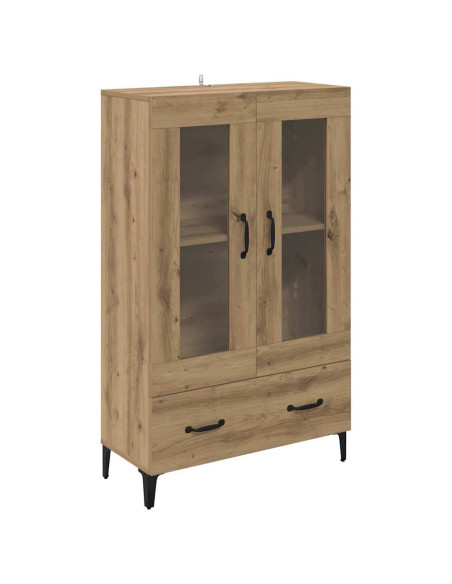 Credenza con cassetto Rovere artigianale 70 x 31 x 115 cm