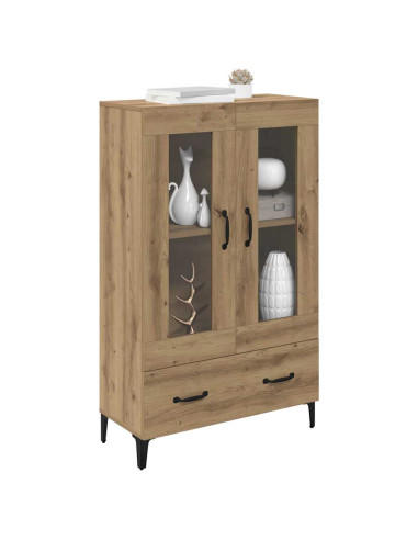 Credenza con cassetto Rovere artigianale 70 x 31 x 115 cm