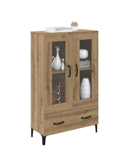 Credenza con cassetto Rovere artigianale 70 x 31 x 115 cm