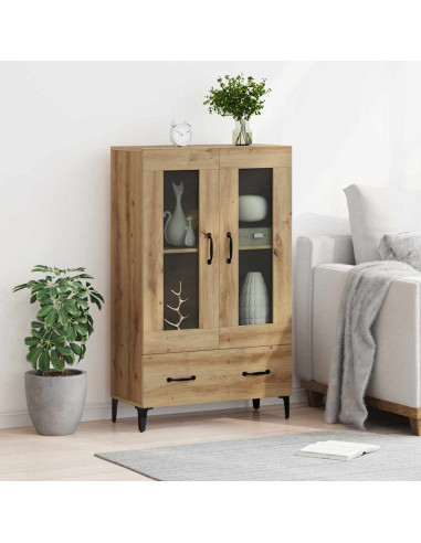 Credenza con cassetto Rovere artigianale 70 x 31 x 115 cm