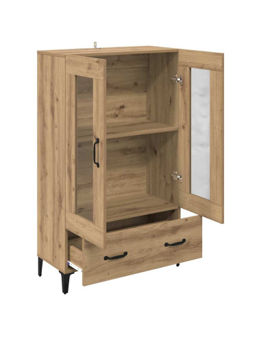 Credenza con cassetto Rovere artigianale 70 x 31 x 115 cm