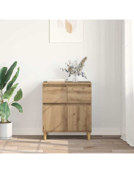 Credenza Rovere artigianale 60 x 35 x 70 cm Legno multistrato