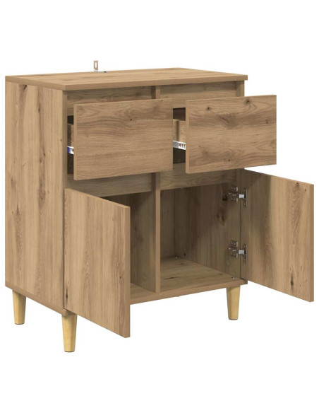 Credenza Rovere artigianale 60 x 35 x 70 cm Legno multistrato