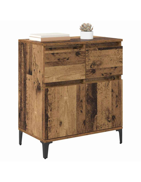 Credenza con cassetto Legno vecchio 60 x 35 x 70 cm
