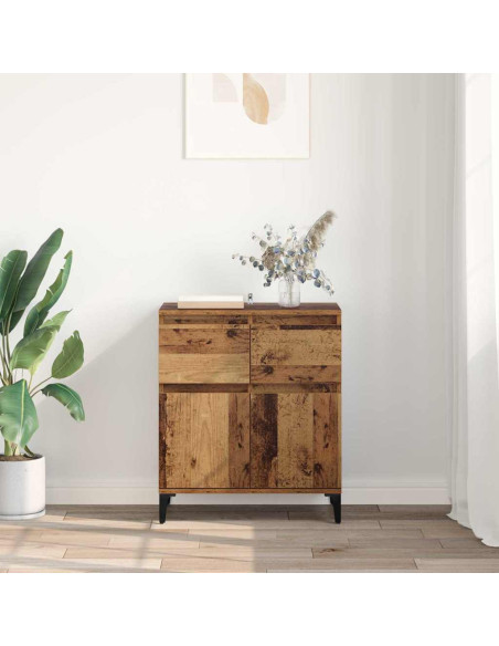 Credenza con cassetto Legno vecchio 60 x 35 x 70 cm