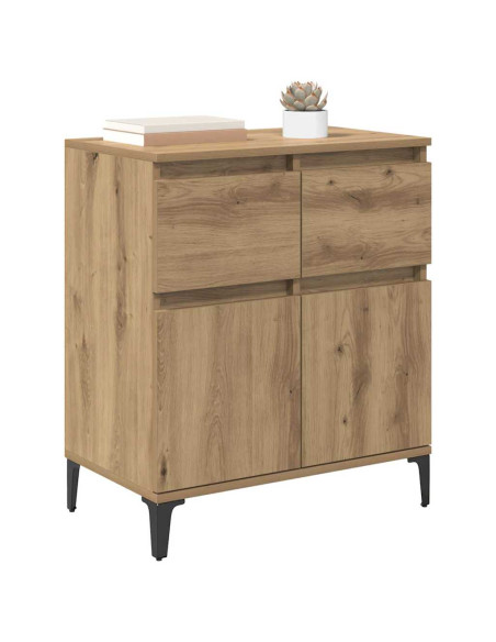 Credenza con cassetto Rovere artigianale 60 x 35 x 70 cm