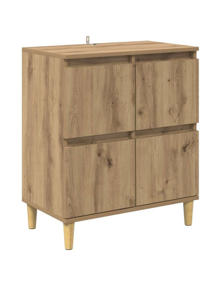 Credenza Rovere artigianale 60 x 35 x 70 cm Legno multistrato