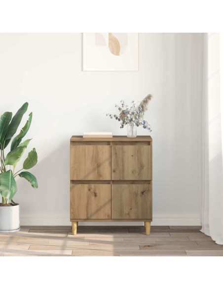 Credenza Rovere artigianale 60 x 35 x 70 cm Legno multistrato