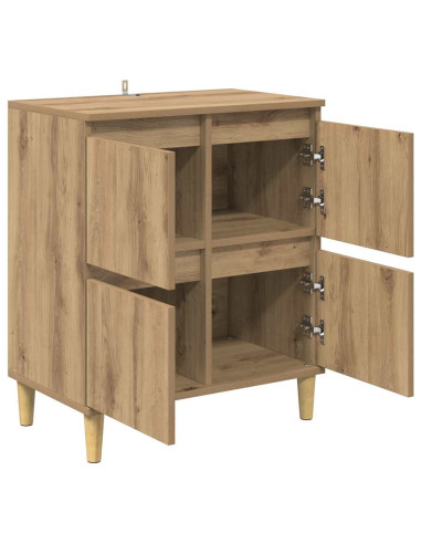 Credenza Rovere artigianale 60 x 35 x 70 cm Legno multistrato