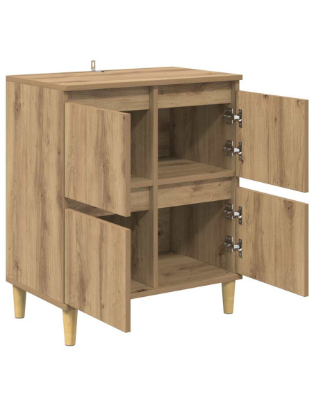 Credenza Rovere artigianale 60 x 35 x 70 cm Legno multistrato