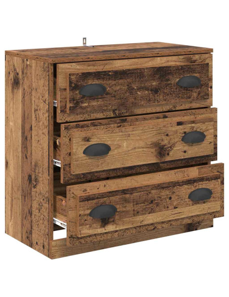 Credenza Legno vecchio 70 x 35,5 x 67,5 cm Legno multistrato