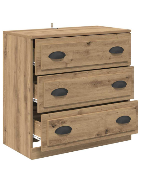 Credenza con cassetto Rovere artigianale 70 x 35,5 x 67,5 cm