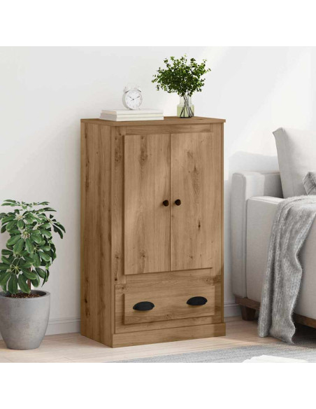 Credenza con cassetto Rovere artigianale 60 x 35,5 x 103,5 cm