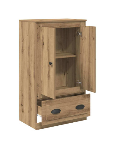 Credenza con cassetto Rovere artigianale 60 x 35,5 x 103,5 cm