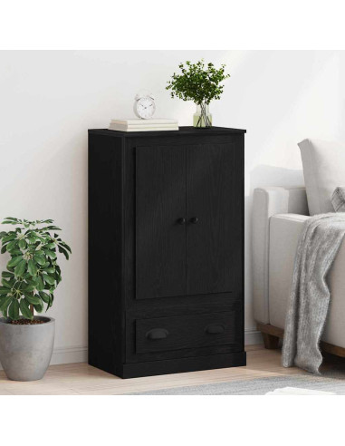 Credenza Rovere Nero 60 x 35,5 x 103,5 cm Legno multistrato
