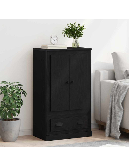 Credenza Rovere Nero 60 x 35,5 x 103,5 cm Legno multistrato