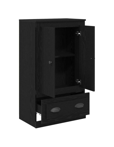 Credenza Rovere Nero 60 x 35,5 x 103,5 cm Legno multistrato