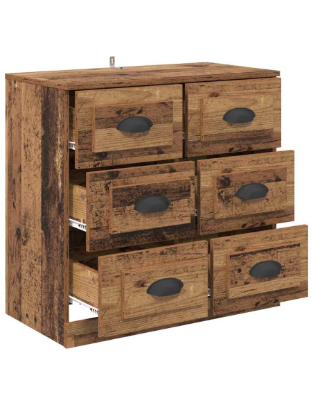 Credenza Legno vecchio 70 x 35,5 x 67,5 cm Legno multistrato