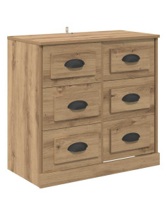 Credenza con cassetto Rovere artigianale 70 x 35,5 x 67,5 cm 2