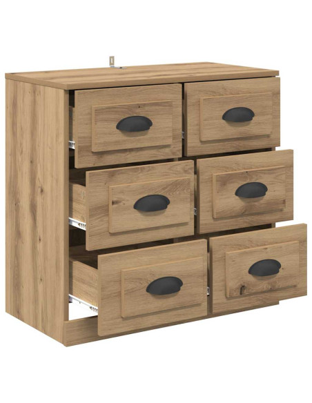 Credenza con cassetto Rovere artigianale 70 x 35,5 x 67,5 cm