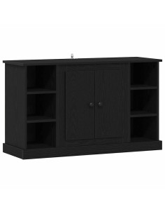 Credenza Rovere Nero 100 x 35,5 x 60 cm Legno multistrato 2