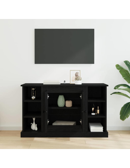 Credenza Rovere Nero 100 x 35,5 x 60 cm Legno multistrato