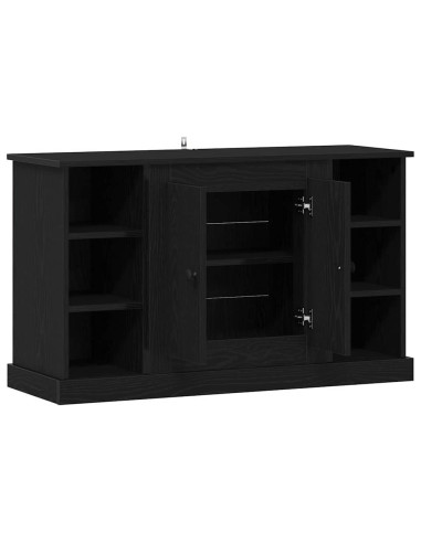 Credenza Rovere Nero 100 x 35,5 x 60 cm Legno multistrato