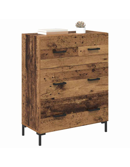 Credenza con cassetto Legno vecchio 69,5 x 34 x 90 cm