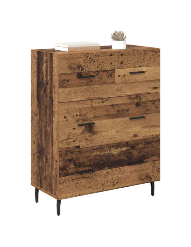 Credenza con cassetto Legno vecchio 69,5 x 34 x 90 cm
