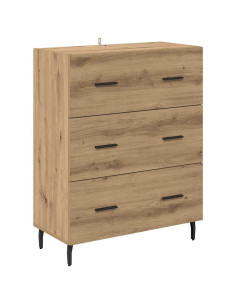 Credenza con cassetto Rovere artigianale 69,5 x 34 x 90 cm 2