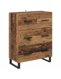 Credenza con cassetto Legno vecchio 69,5 x 34 x 90 cm 2