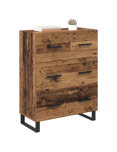 Credenza con cassetto Legno vecchio 69,5 x 34 x 90 cm