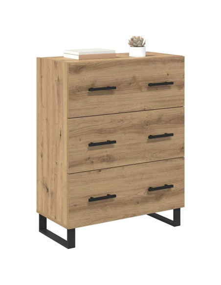 Credenza con cassetto Rovere artigianale 69,5 x 34 x 90 cm