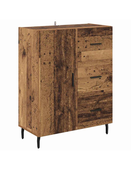 Credenza con cassetto Legno vecchio 69,5 x 34 x 90 cm