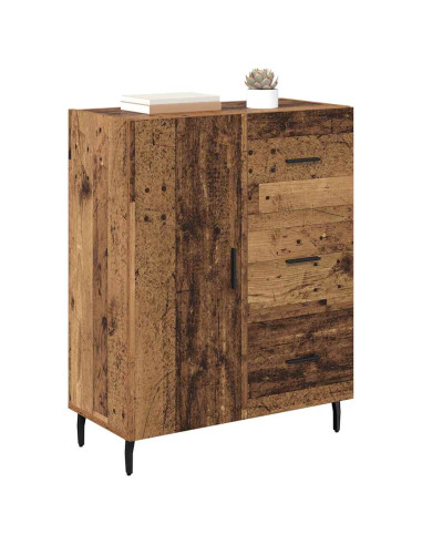 Credenza con cassetto Legno vecchio 69,5 x 34 x 90 cm