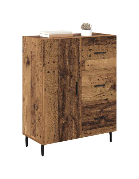 Credenza con cassetto Legno vecchio 69,5 x 34 x 90 cm