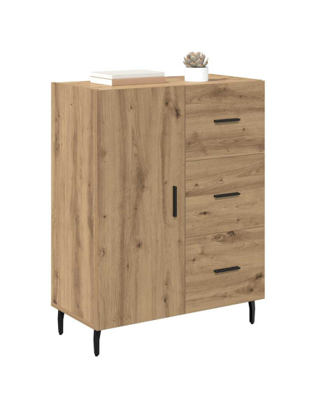 Credenza con cassetto Rovere artigianale 69,5 x 34 x 90 cm
