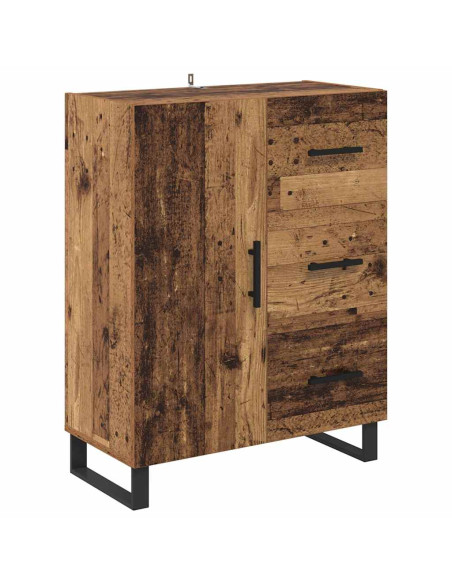 Credenza con cassetto Legno vecchio 69,5 x 34 x 90 cm
