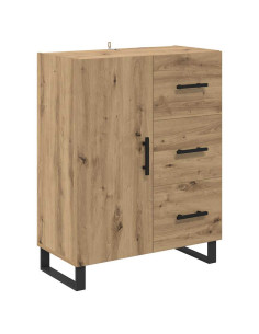 Credenza con cassetto Rovere artigianale 69,5 x 34 x 90 cm 2
