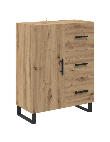 Credenza con cassetto Rovere artigianale 69,5 x 34 x 90 cm