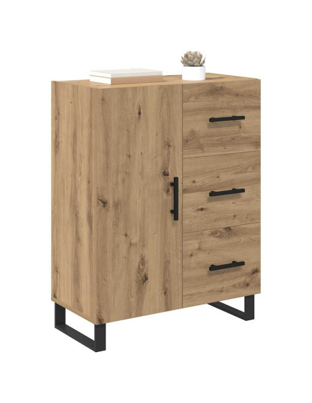Credenza con cassetto Rovere artigianale 69,5 x 34 x 90 cm