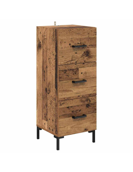 Credenza Legno vecchio 34,5 x 34 x 90 cm Legno multistrato